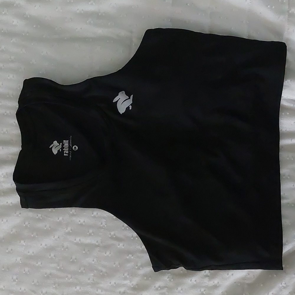 Rabbit running crop top